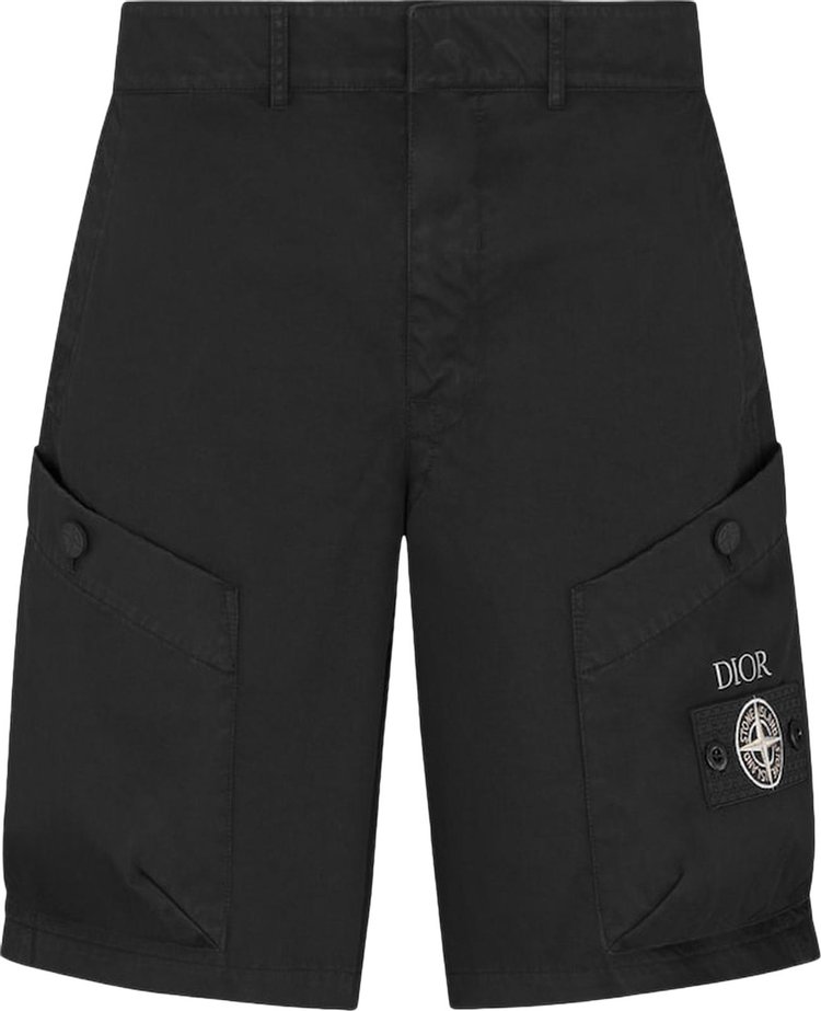 Dior x Stone Island Bermuda Shorts Black