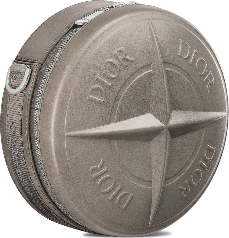 Dior x Stone Island Round Bag Grey