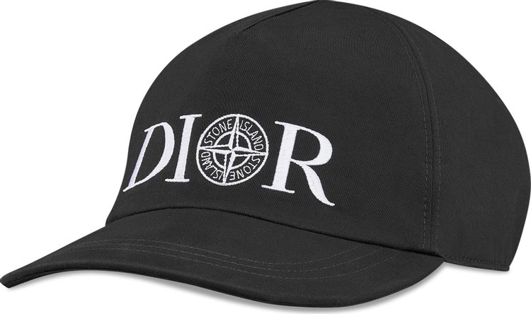 Dior x Stone Island Baseball Cap Black