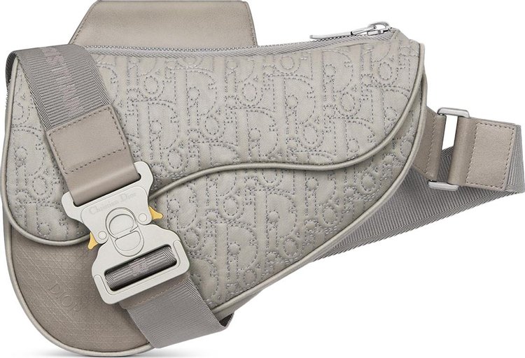 Dior x Stone Island Saddle Bag Grey