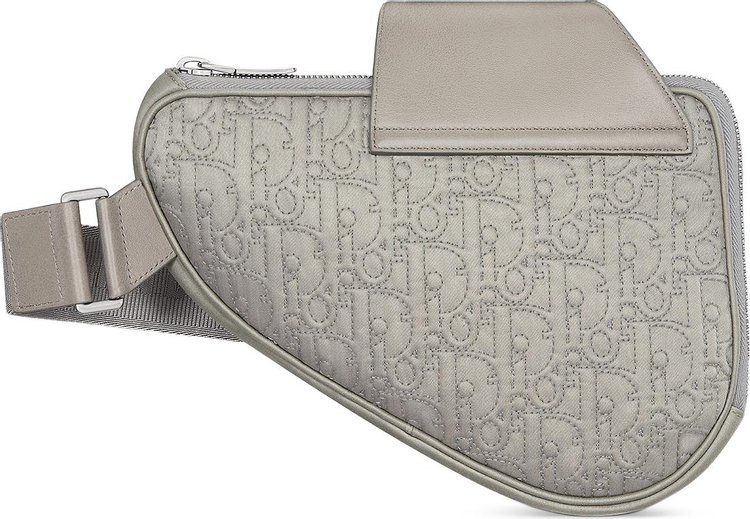 Dior x Stone Island Saddle Bag Grey