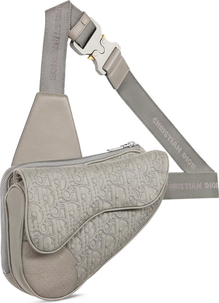 Dior x Stone Island Saddle Bag Grey