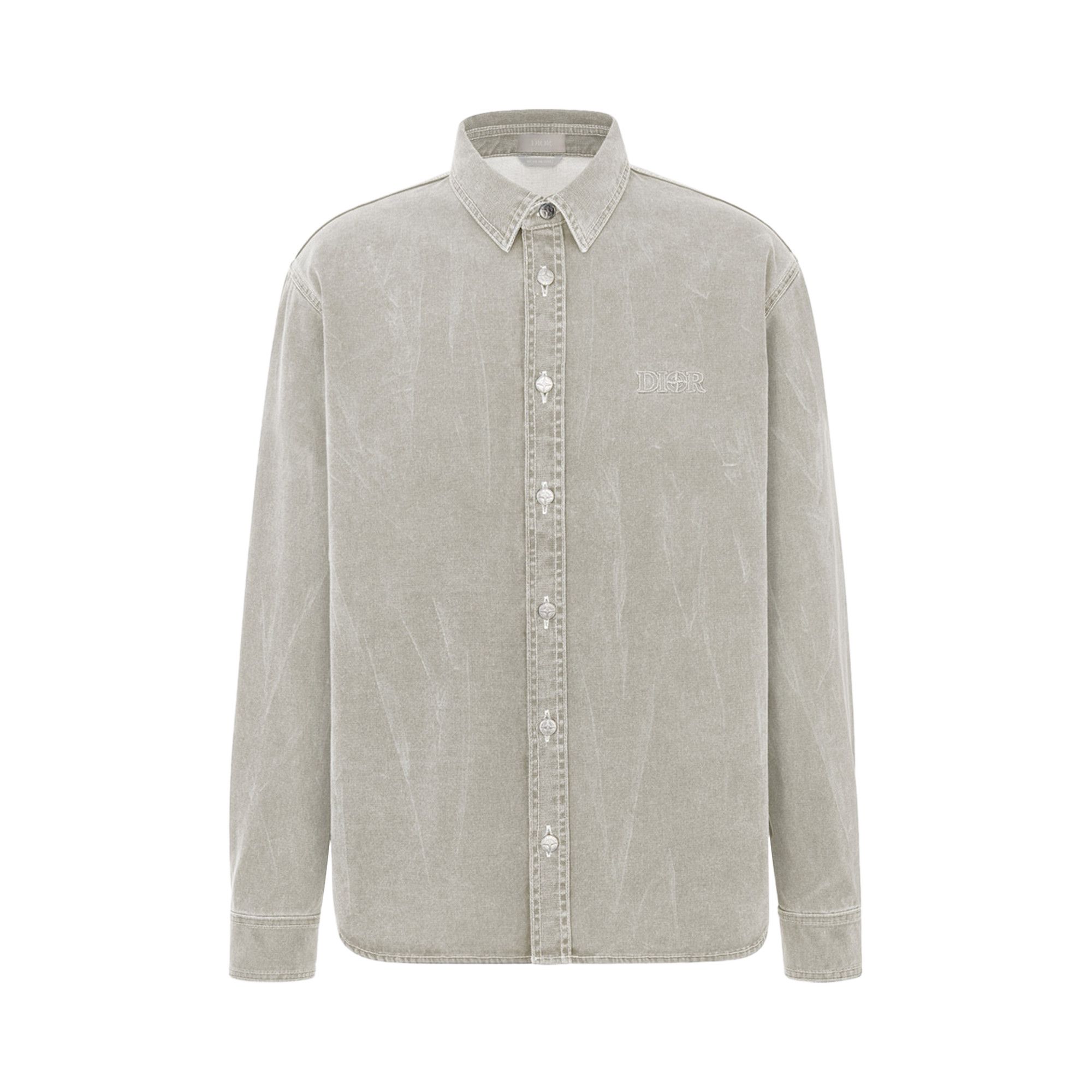 Buy Dior x Stone Island Overshirt 'Blue' - 493D582A385X C878