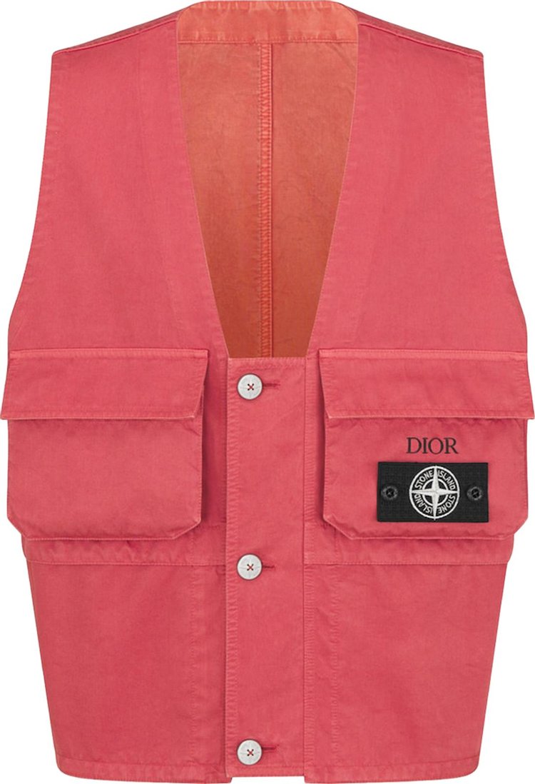 Dior x Stone Island Vest Red