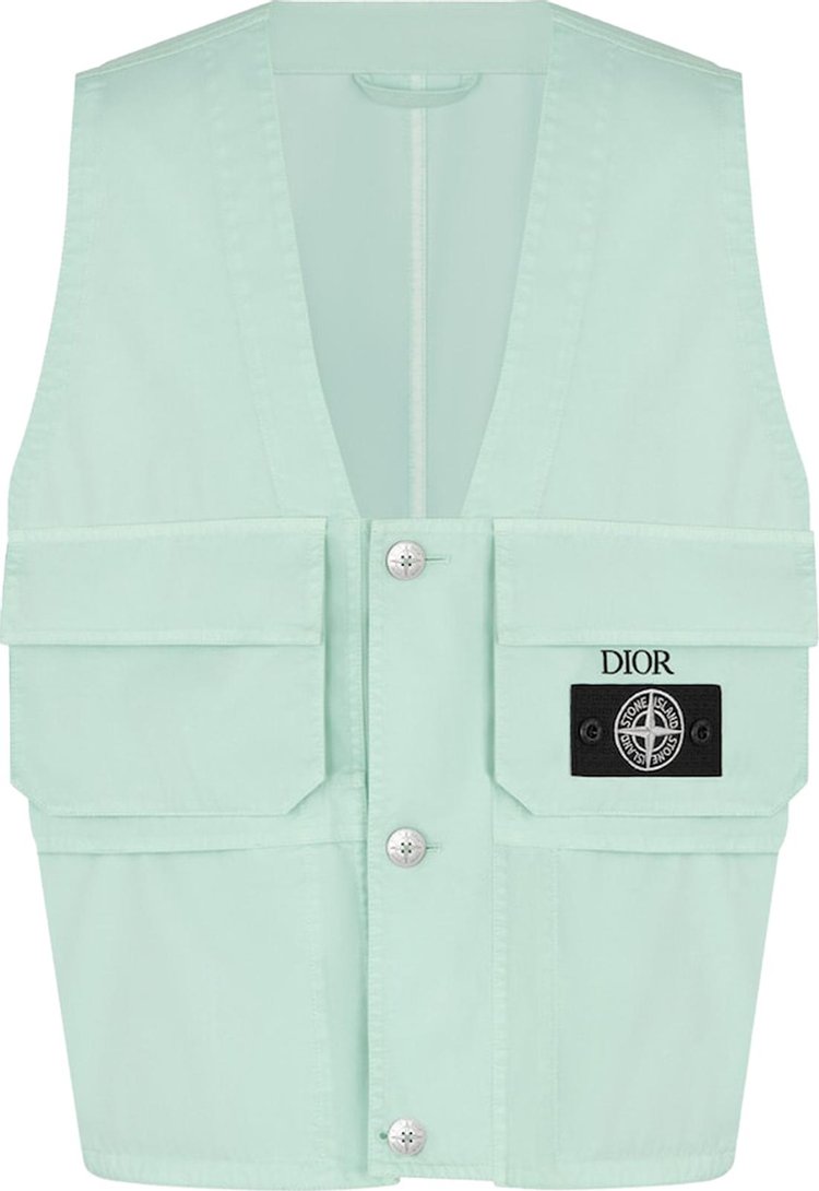 Dior x Stone Island Vest Light Green