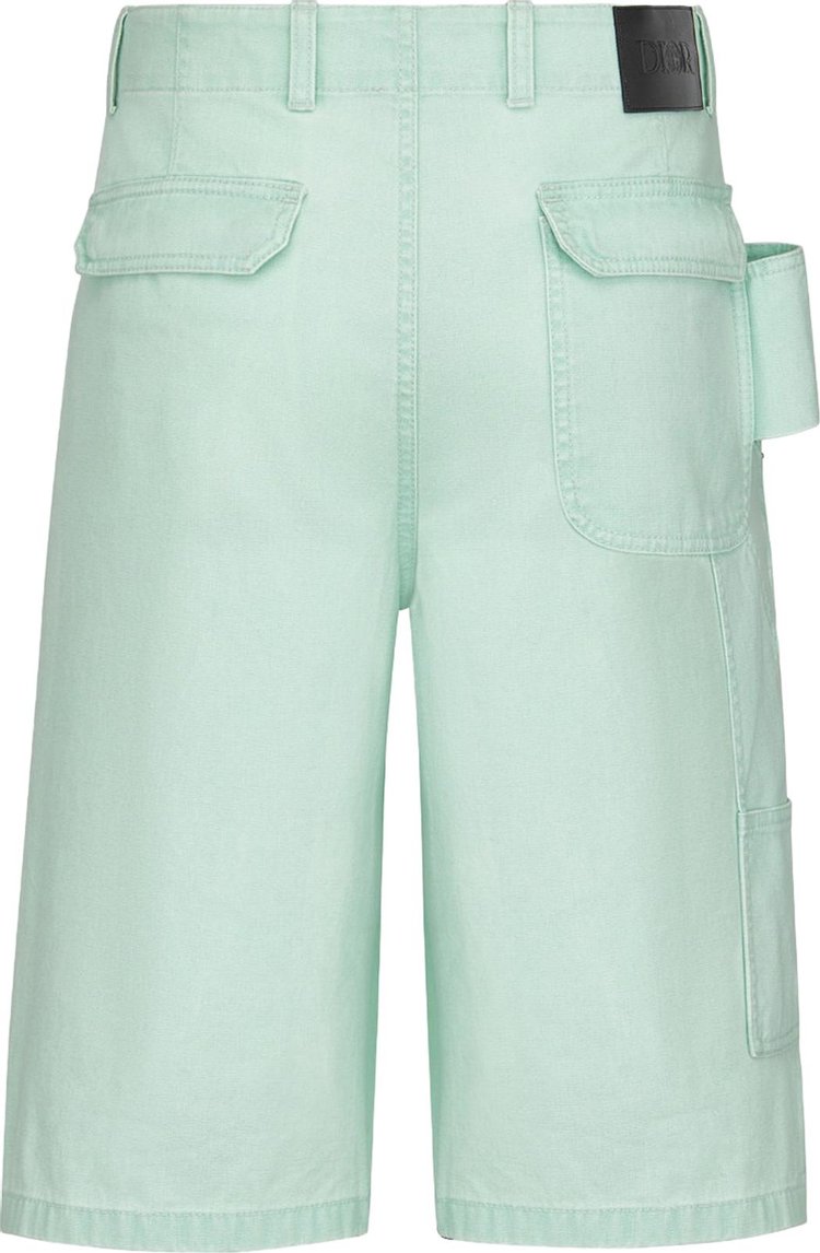 Dior x Stone Island Bermuda Shorts Light Green