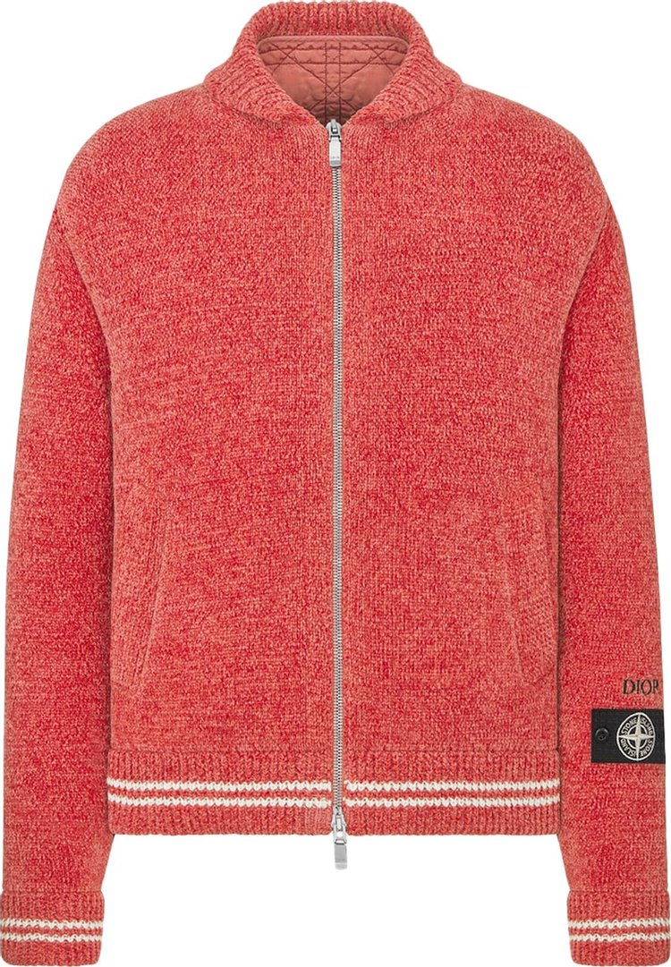 Dior x Stone Island Blouson Jacket Red