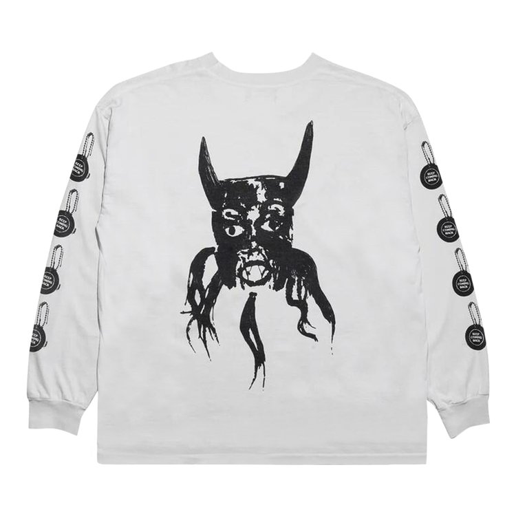 Enfants Riches Deprimes Do What Thou Wilt Long Sleeve T Shirt Faded White