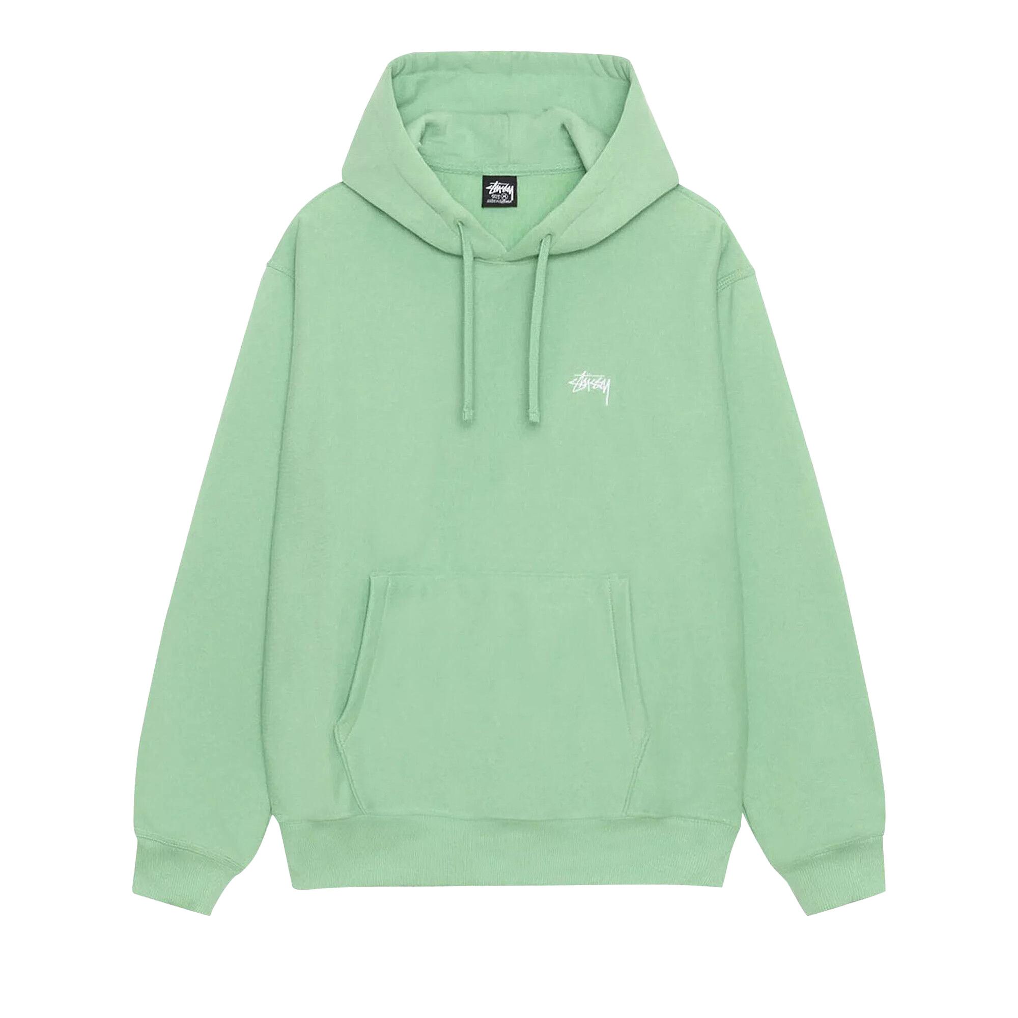 ＊新作アイテムFA20'＊ Stussy Stock Logo Hoodie Stussy Stock Logo Zip Hoodie Grey Heather Men's - FW22 - US