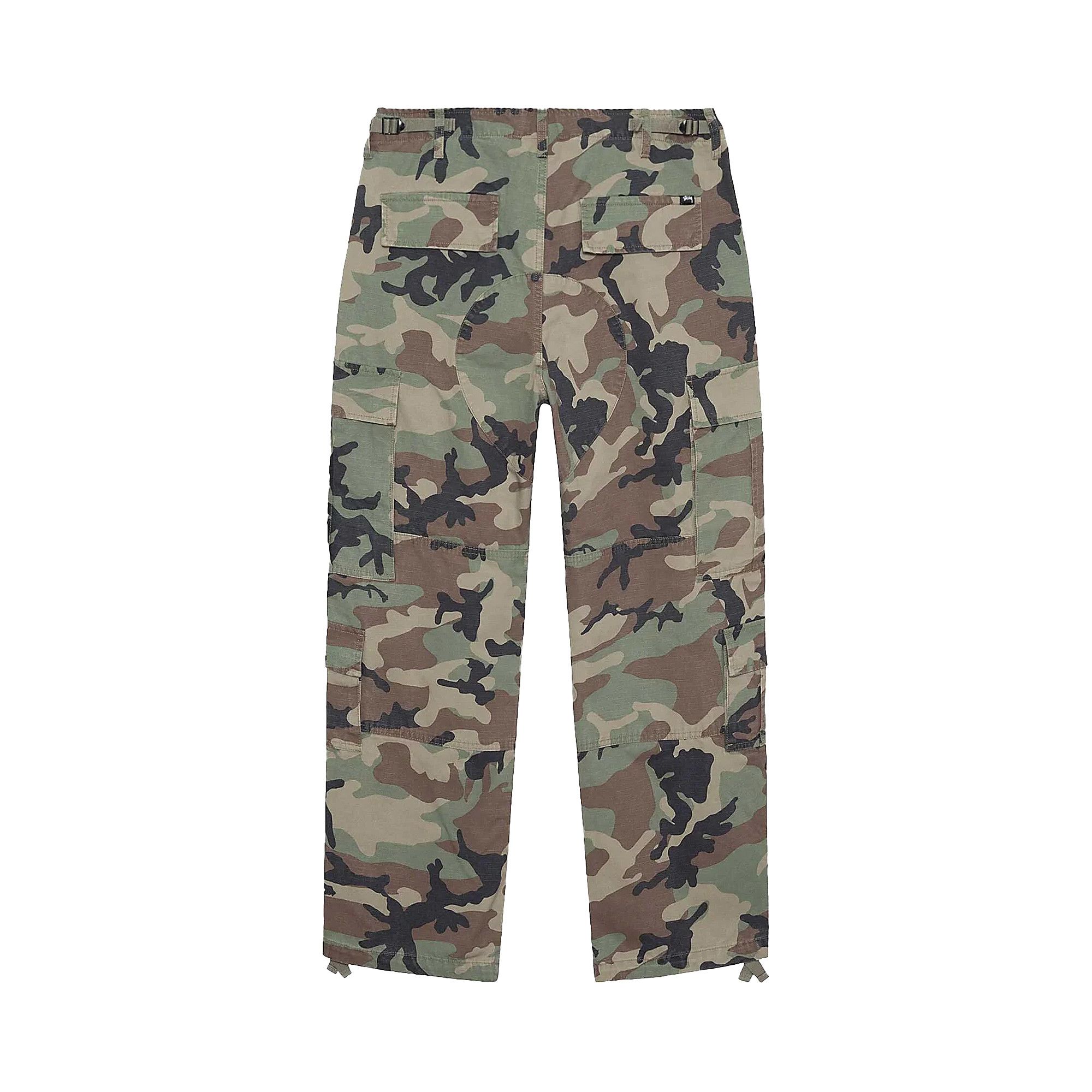 Size 30 Stussy Surplus Cargo Pant Ripstop 'Camo'