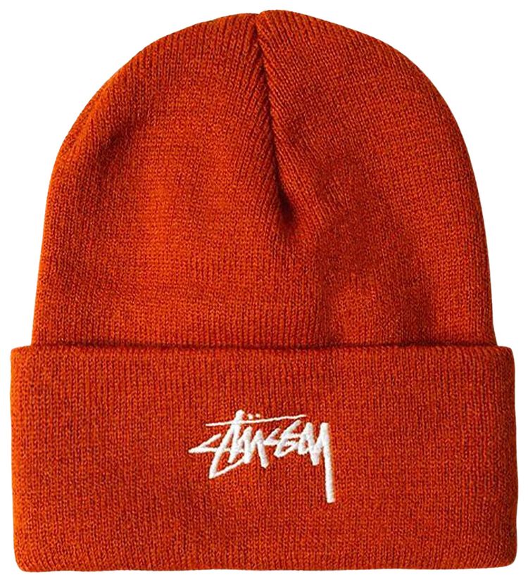 Stussy Stock Cuff Beanie Orange
