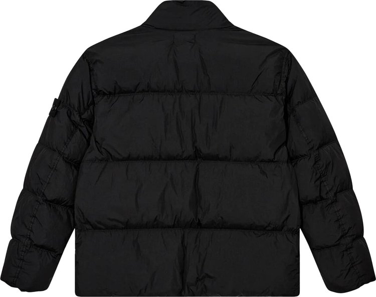 Stone Island Giubbotto Vera Piuma Real Down Jacket Black