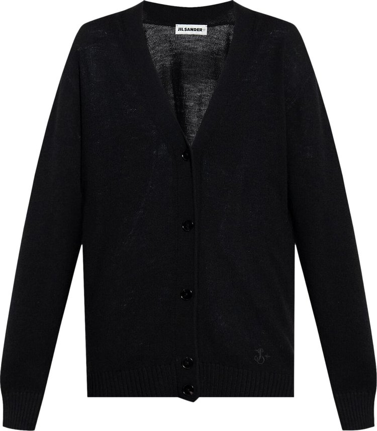 Jil Sander Wool Cardigan Black