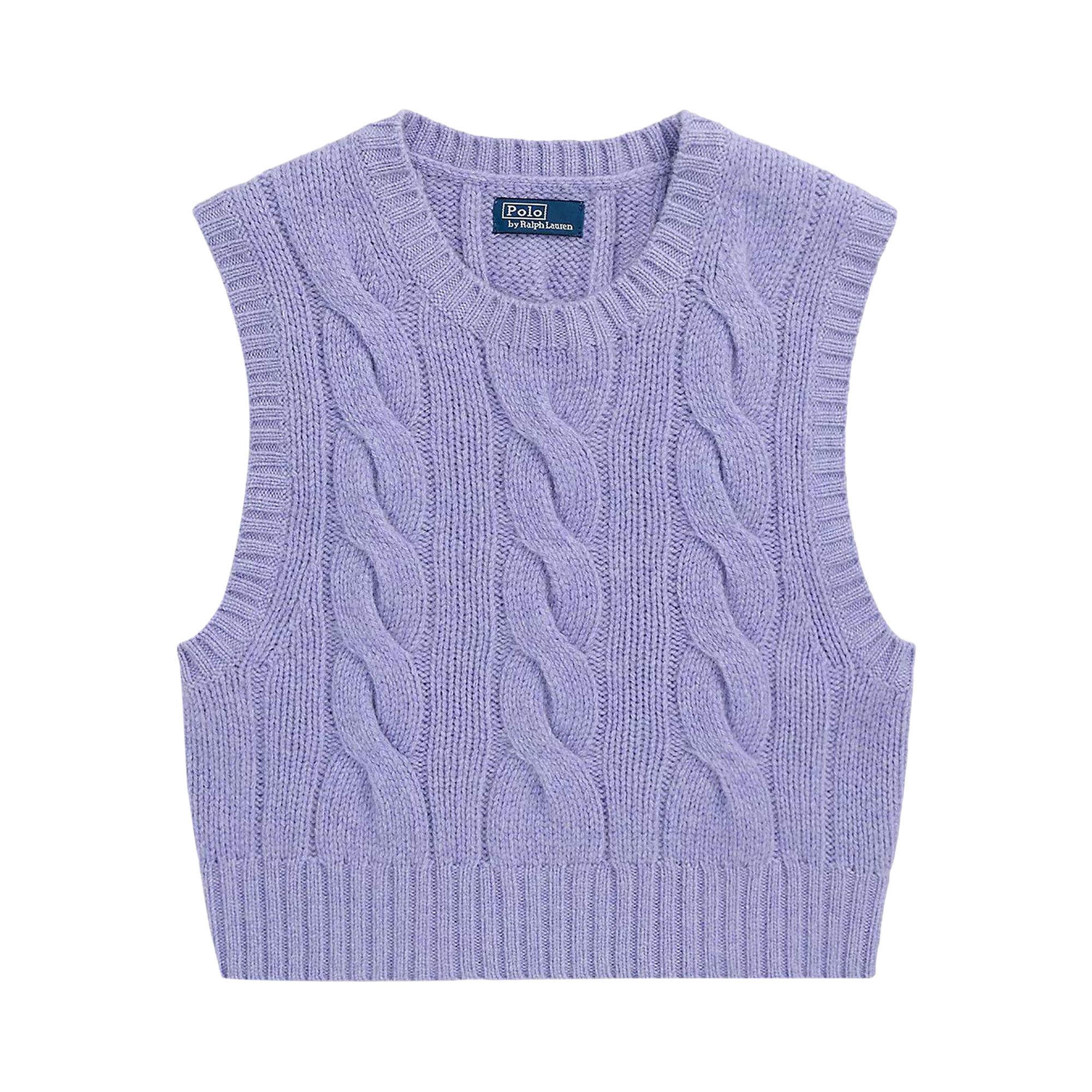 Buy Polo Ralph Lauren Sleeveless Pullover Rosette Heather 211941553003 ROSE GOAT UK