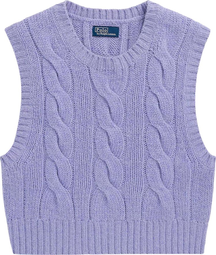 Polo Ralph Lauren Sleeveless Pullover Rosette Heather