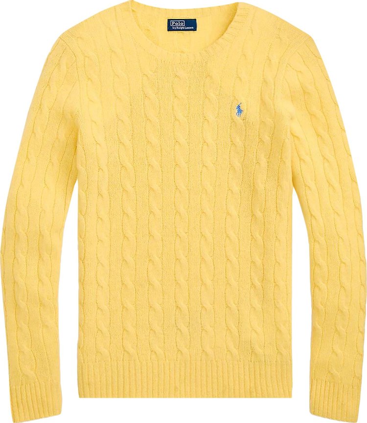 Polo Ralph Lauren Cable Knit Sweater Fall Yellow