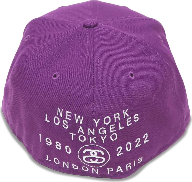 Stussy World Tour New Era Cap Grape