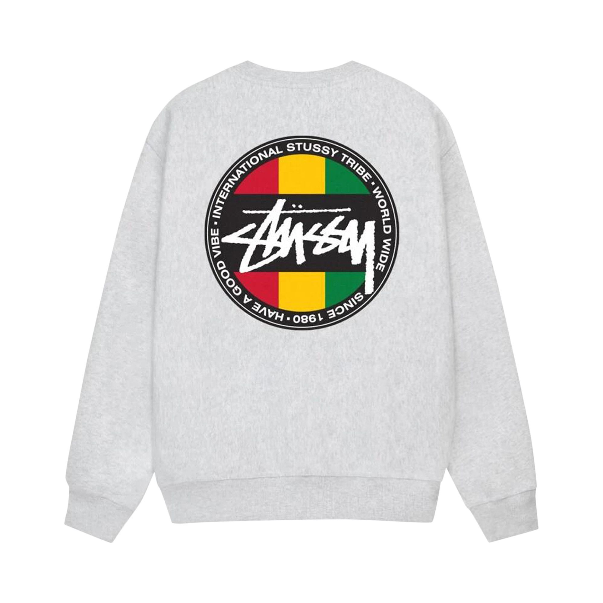 Buy Stussy Classic Dot Crew 'Ash Heather' - 1914929 ASH | GOAT