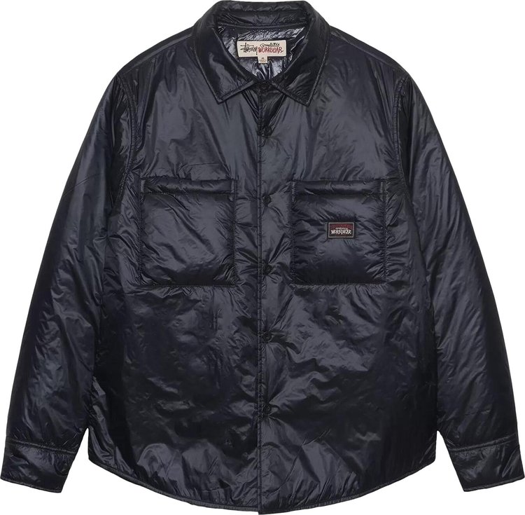 Stussy Fatigue Overshirt Nylon Black