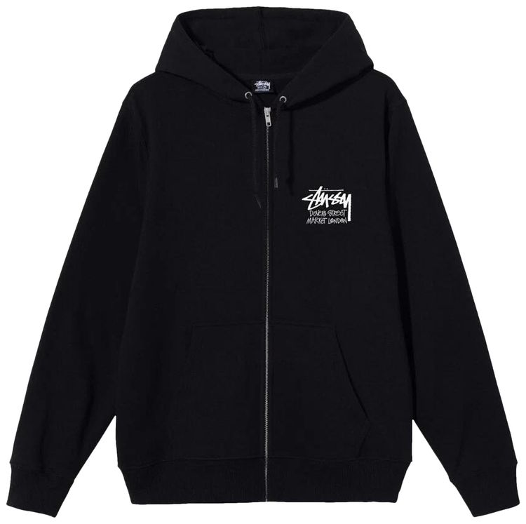 Stussy Stock DSM London Zip Hoodie Black