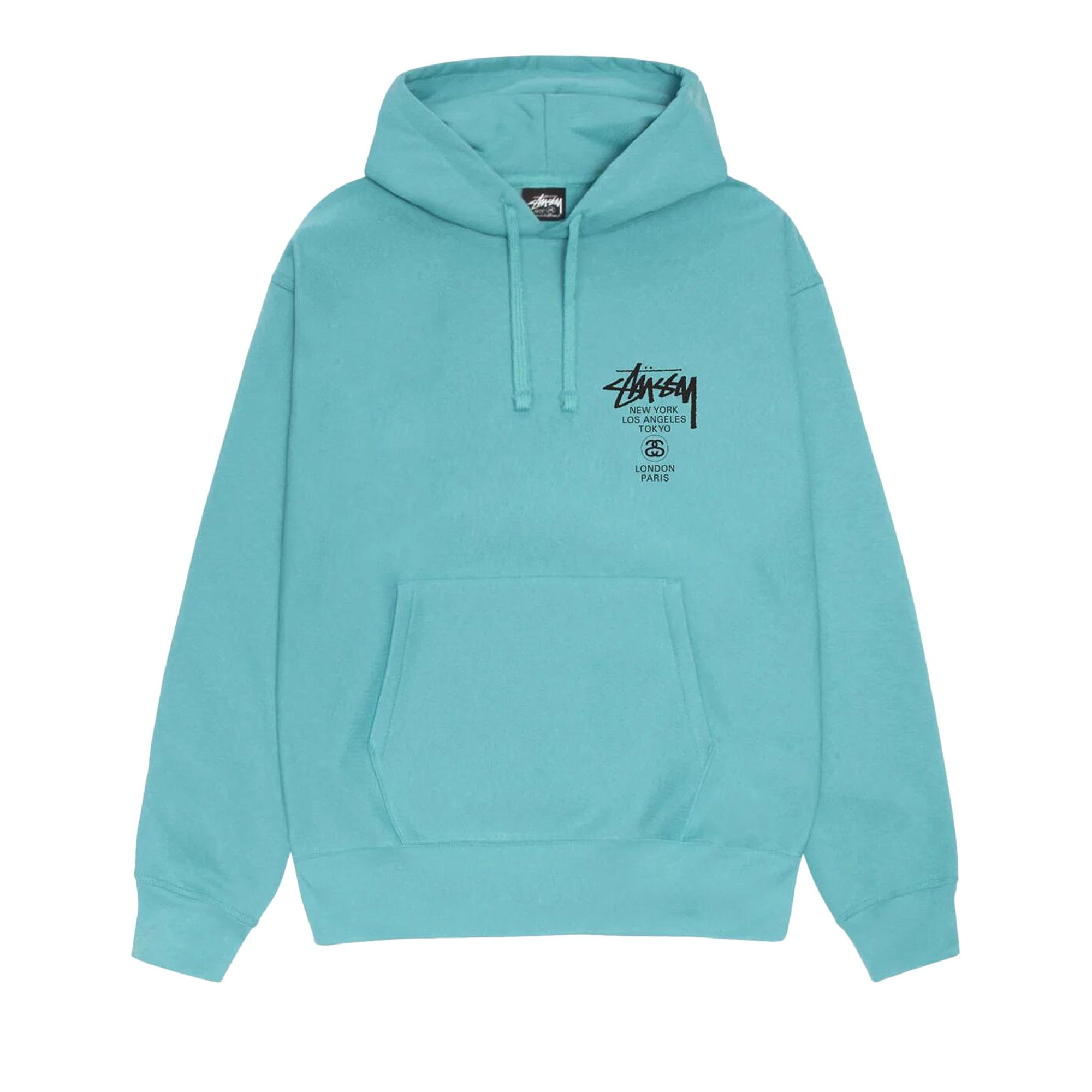 ★送料・関税込★STUSSY★World Tour Hoodie Ocean 2024★ Buy Stussy World Tour Hoodie 'Ocean' - 3923860 OCEA | GOAT