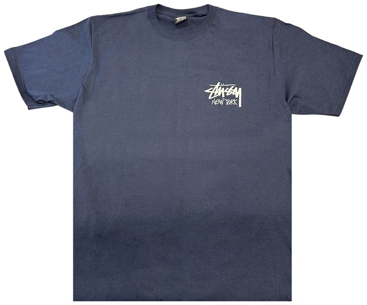 Stussy Stock New York Tee Navy