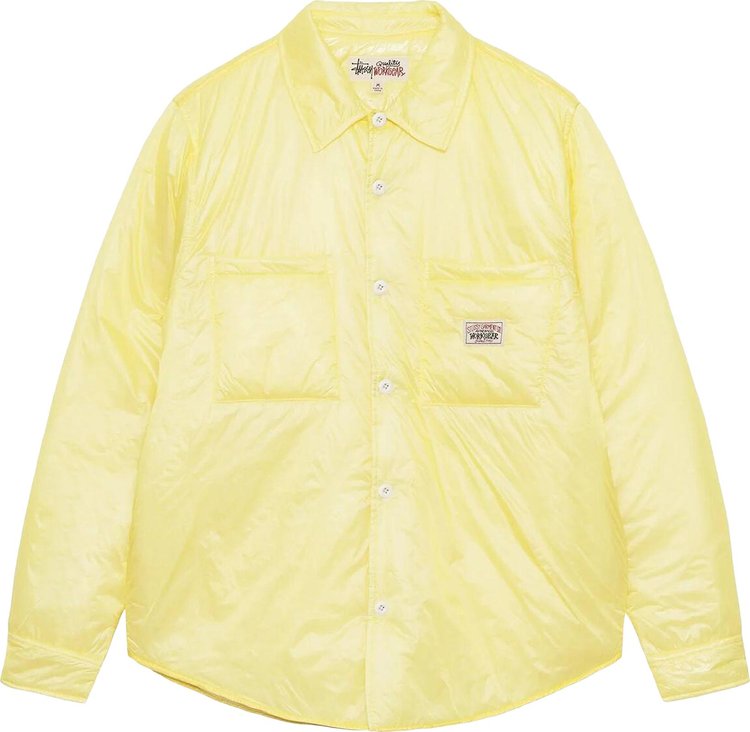 Stussy Fatigue Overshirt Nylon Pale Lime