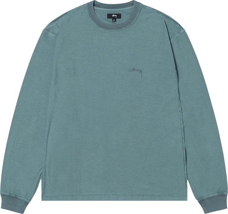 Stussy Lazy Long Sleeve Tee Teal