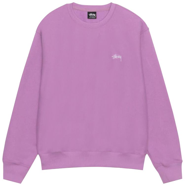 Stussy Stock Logo Crew Violet