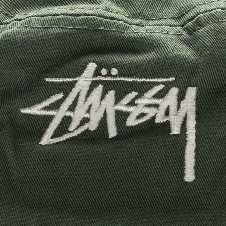 Stussy Big Stock Bucket Hat Olive