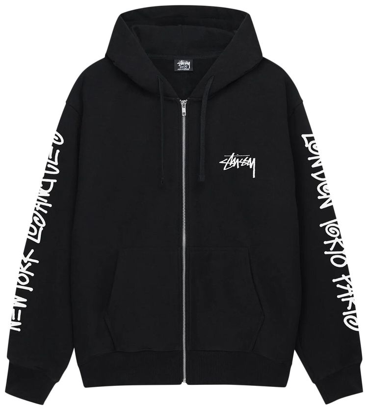 Buy Stussy Big Cities Zip Hoodie  