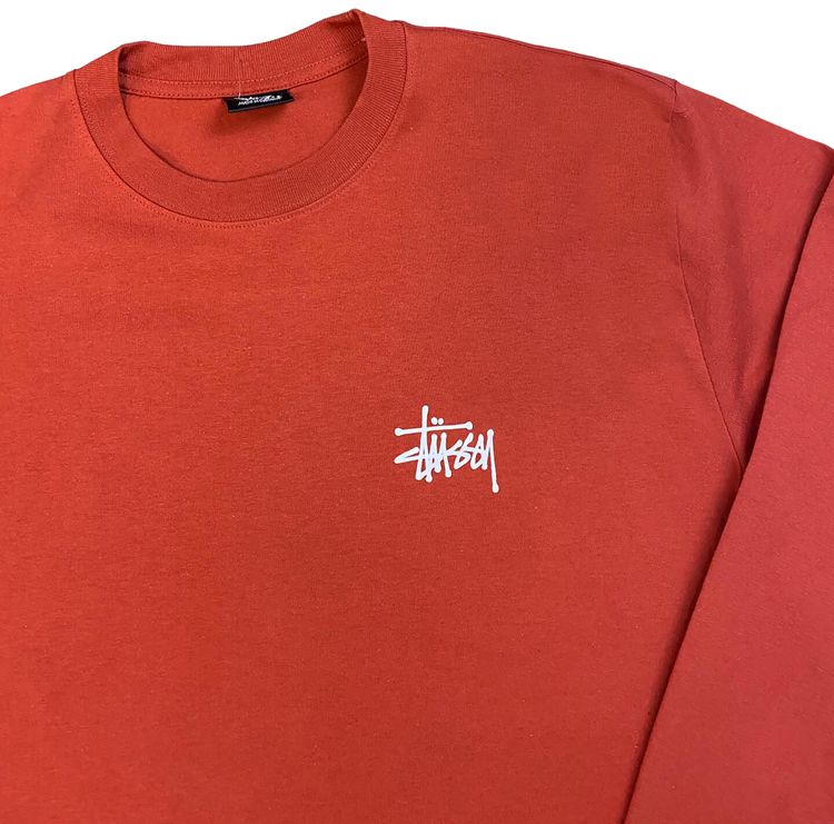 Stussy Basic Long Sleeve Tee Brick