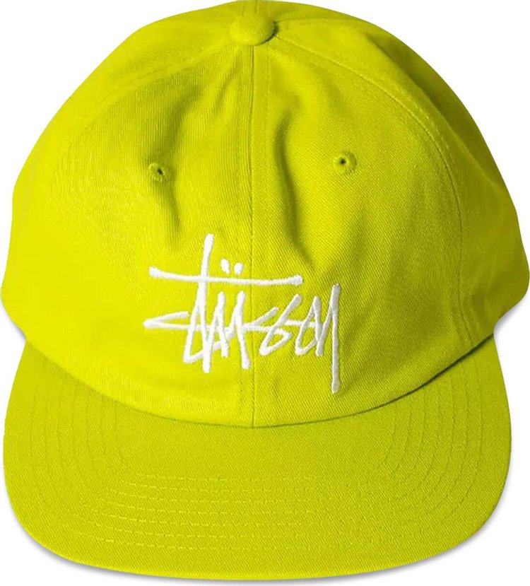 Stussy Basic Strapback Cap Lime