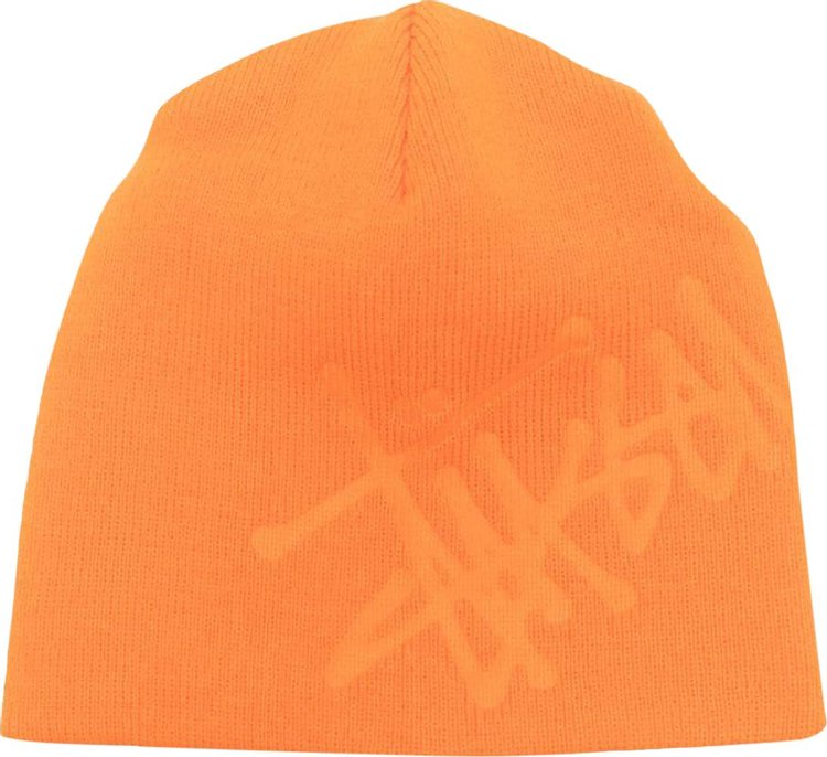 Stussy Debossed Basic Logo Skullcap Orange