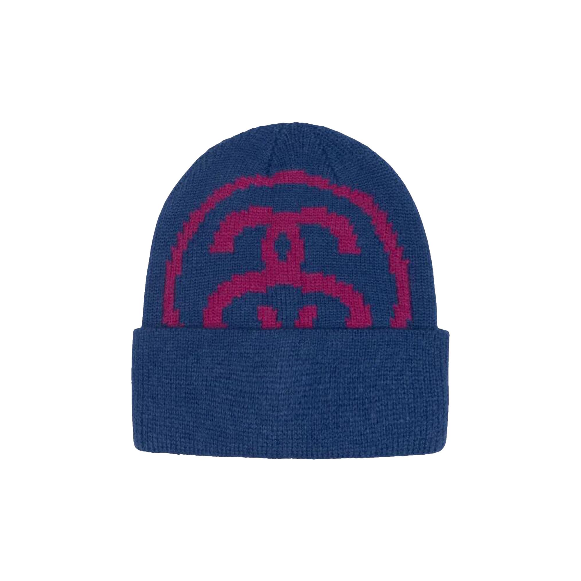Buy Stussy Big Link Cuff Beanie 'Navy' - 1321173 NAVY | GOAT