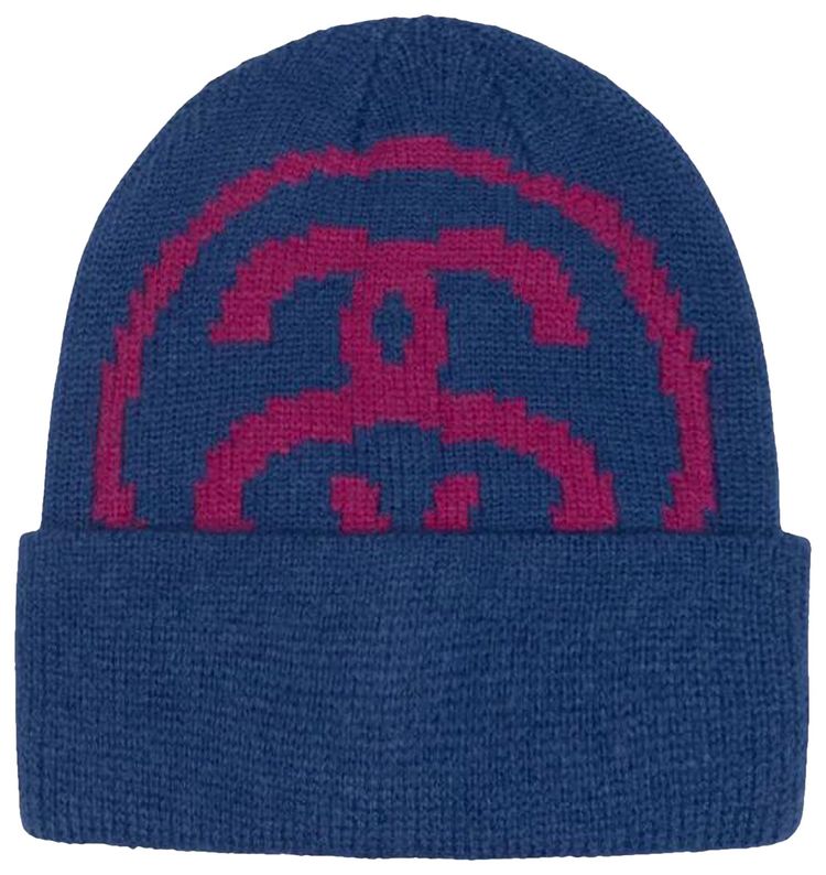 Stussy Big Link Cuff Beanie Navy
