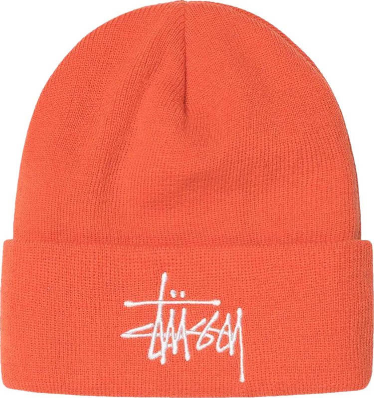 Stussy Big Basic Thinsulate Beanie Orange