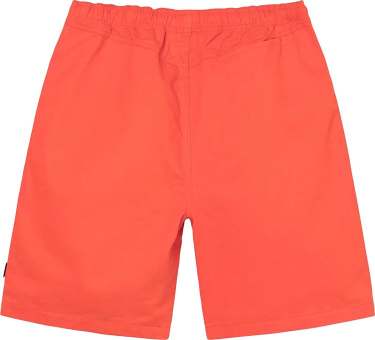 Stussy Brushed Beach Short Red Orange