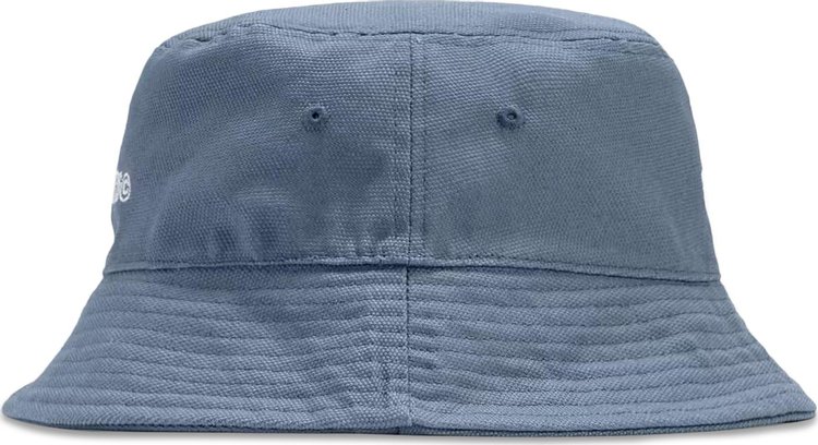 Stussy Canvas Wide Brim Bucket Hat Light Blue