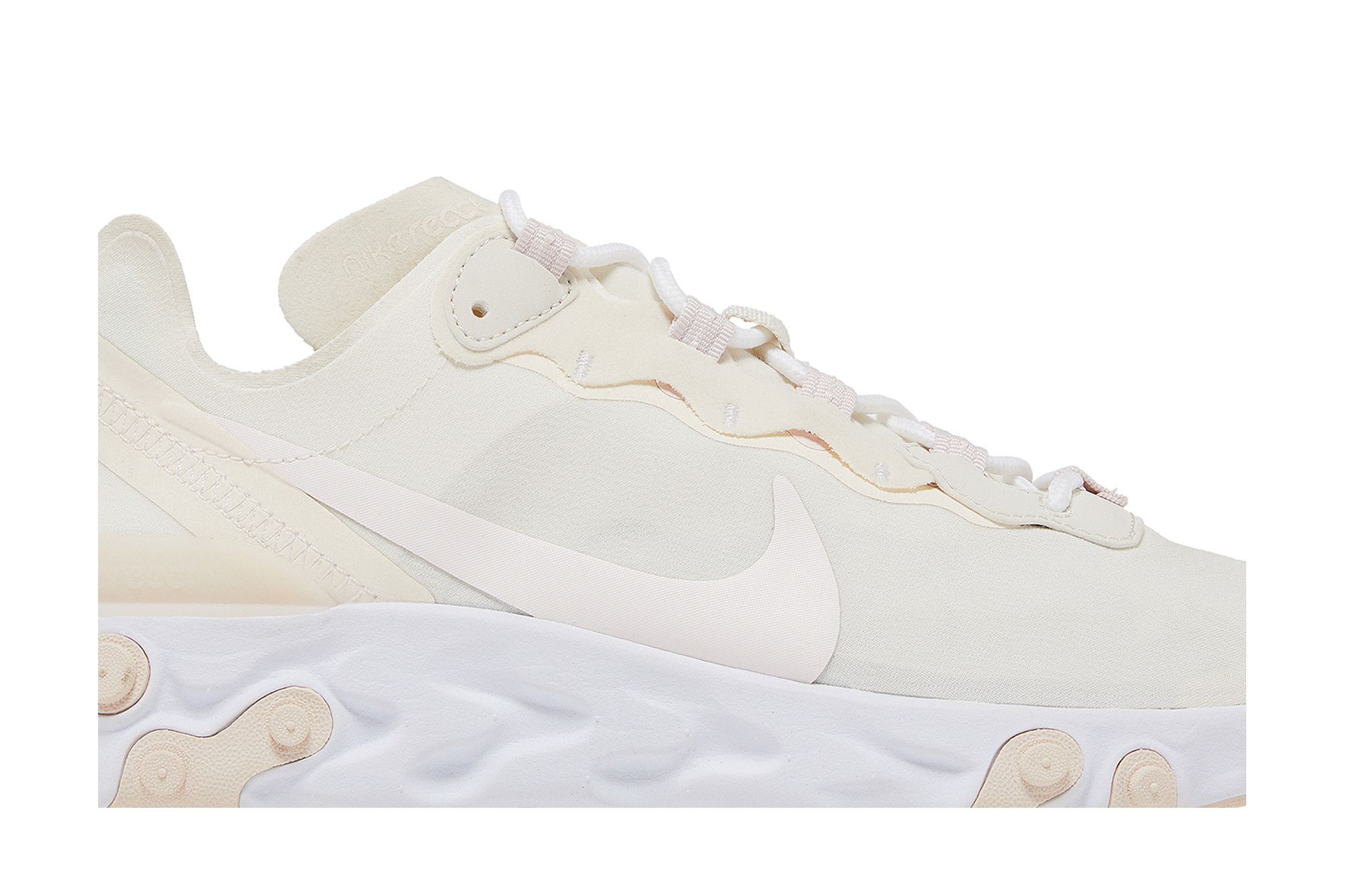 Women's react element 55 trainers pale ivory / soft pink on sale