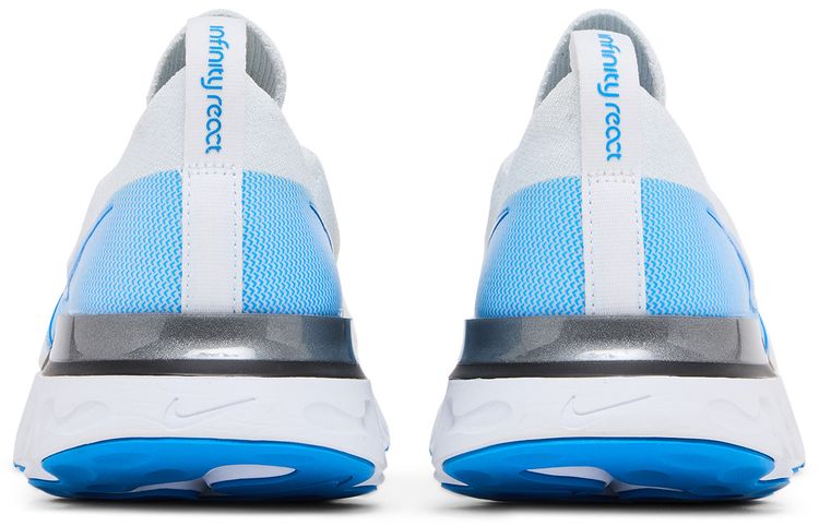 Nike React Infinity Run Flyknit White Photo Blue