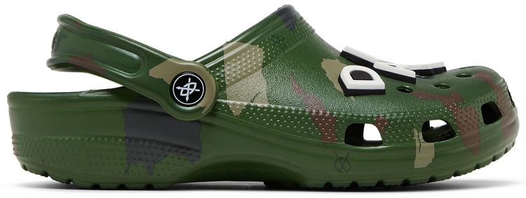 Daily Paper x Crocs Classic Clog Green Camo