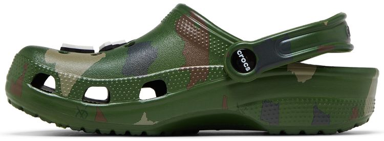 Daily Paper x Crocs Classic Clog Green Camo
