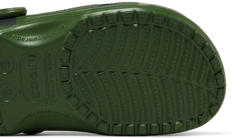 Daily Paper x Crocs Classic Clog Green Camo