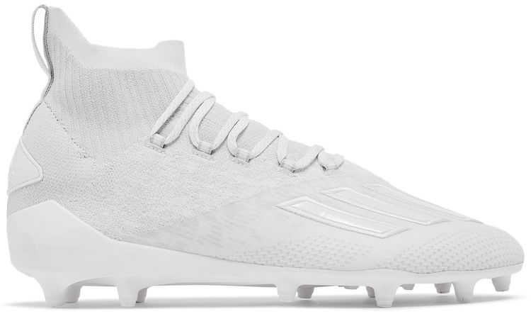 Adidas Adizero Primeknit SK Cleats White Clear Grey