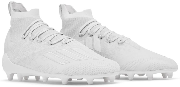Adidas Adizero Primeknit SK Cleats White Clear Grey