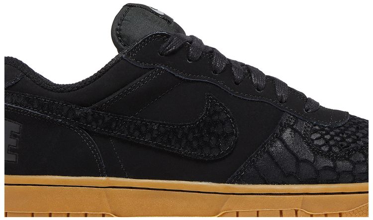 Big Nike Low Lux Black Snakeskin Gum