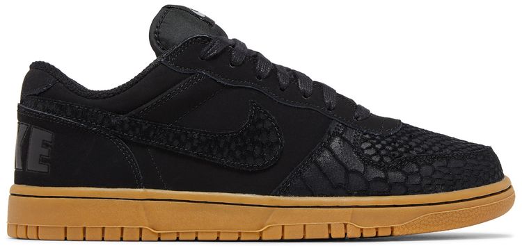 Big Nike Low Lux Black Snakeskin Gum