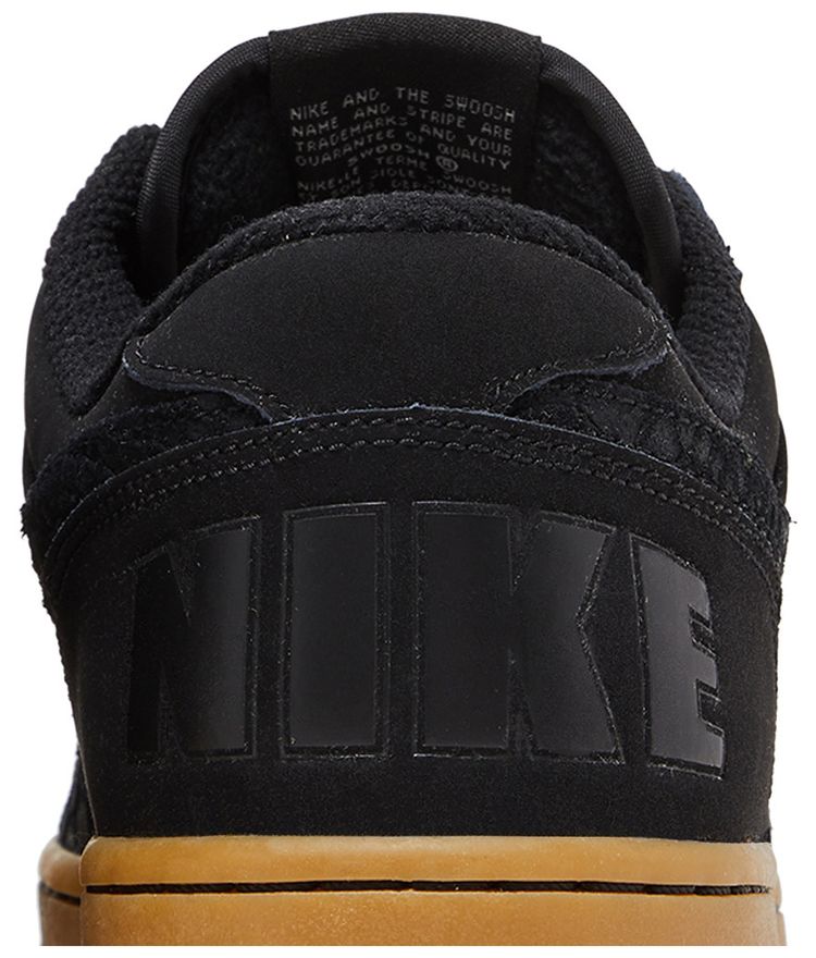 Big Nike Low Lux Black Snakeskin Gum