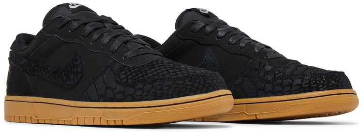 Big Nike Low Lux Black Snakeskin Gum